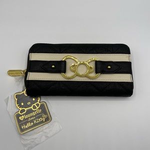 Loungefly Hello Kitty Cream/Black Wallet - New